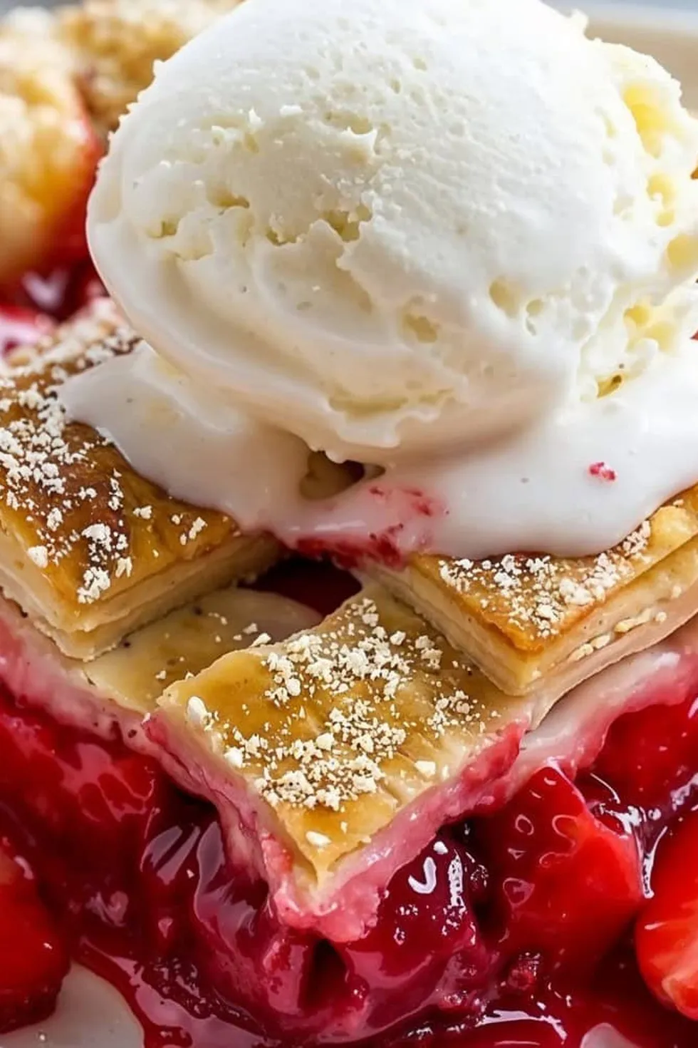 Strawberry Slab Pie Photo